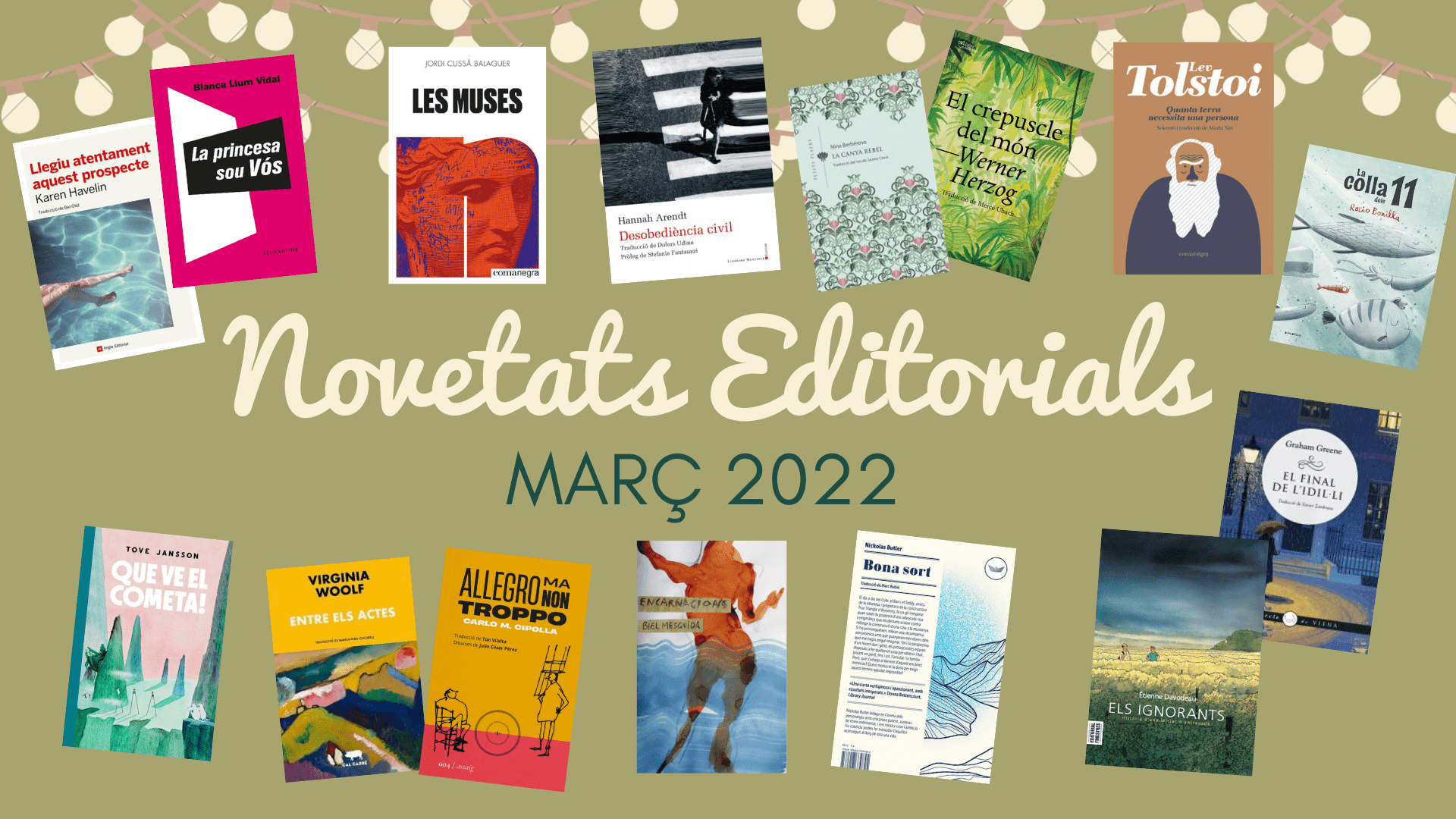15 Novetats Editorials de MarÃ§ 2022